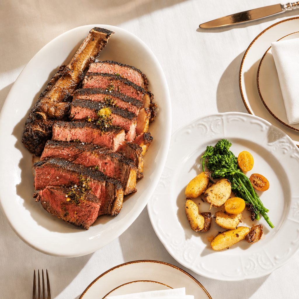 Porcini Bone-In Ribeye.
